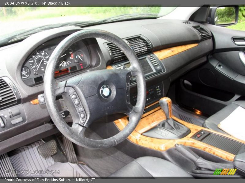 Jet Black / Black 2004 BMW X5 3.0i