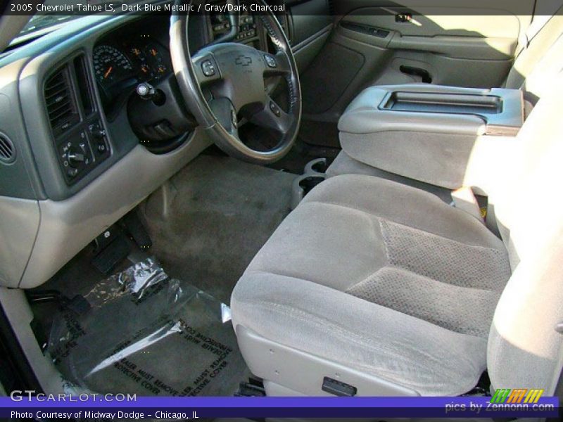 Dark Blue Metallic / Gray/Dark Charcoal 2005 Chevrolet Tahoe LS