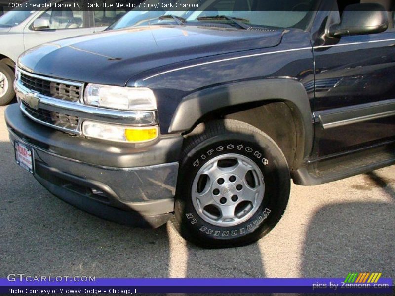 Dark Blue Metallic / Gray/Dark Charcoal 2005 Chevrolet Tahoe LS