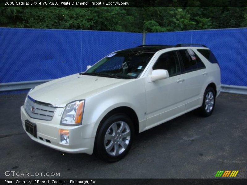 White Diamond Tricoat / Ebony/Ebony 2008 Cadillac SRX 4 V8 AWD