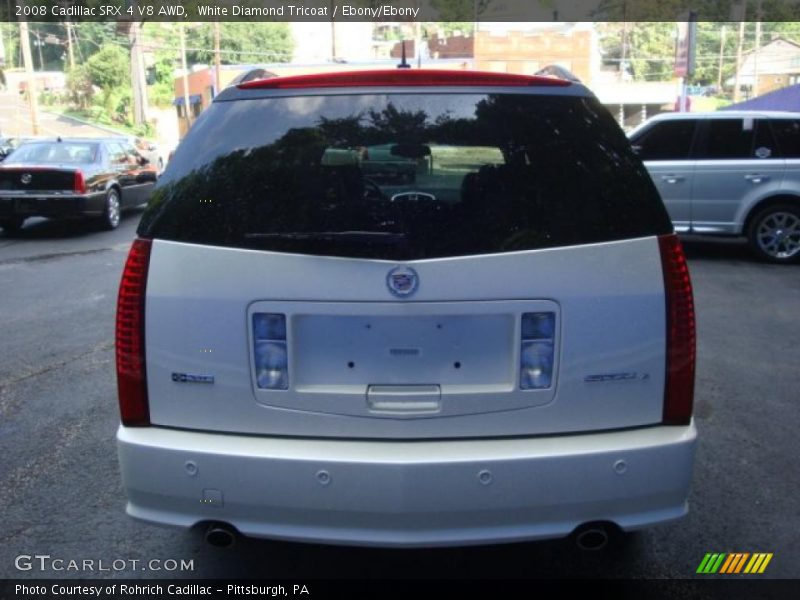 White Diamond Tricoat / Ebony/Ebony 2008 Cadillac SRX 4 V8 AWD