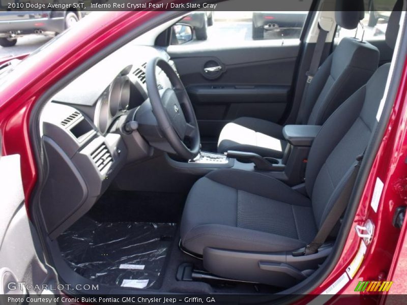 Inferno Red Crystal Pearl / Dark Slate Gray 2010 Dodge Avenger SXT