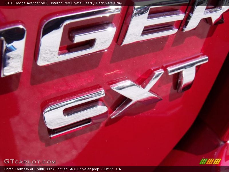 Inferno Red Crystal Pearl / Dark Slate Gray 2010 Dodge Avenger SXT