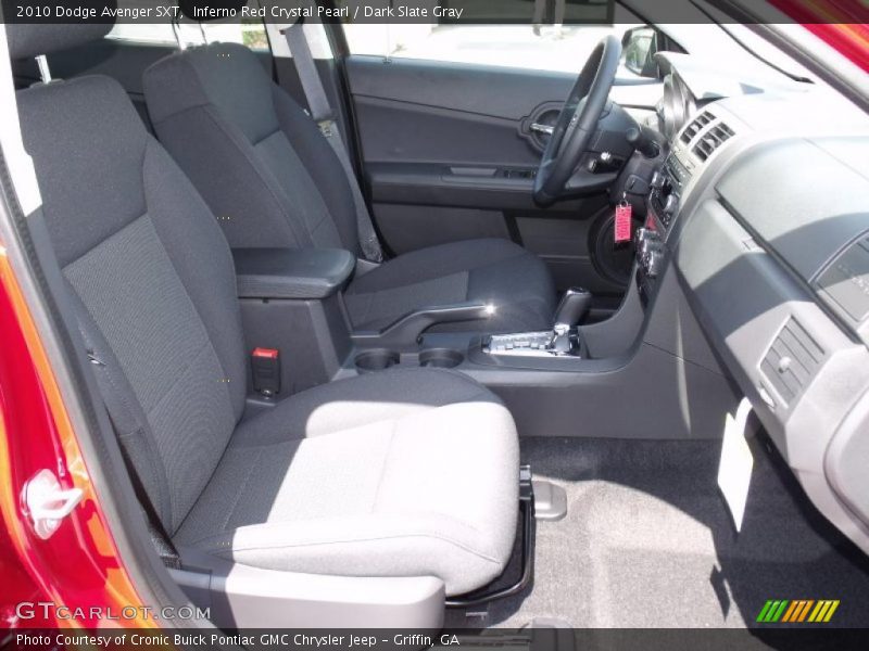 Inferno Red Crystal Pearl / Dark Slate Gray 2010 Dodge Avenger SXT