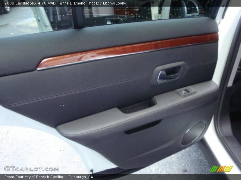White Diamond Tricoat / Ebony/Ebony 2008 Cadillac SRX 4 V8 AWD