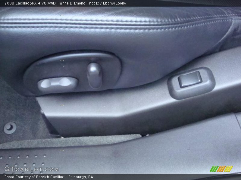 White Diamond Tricoat / Ebony/Ebony 2008 Cadillac SRX 4 V8 AWD
