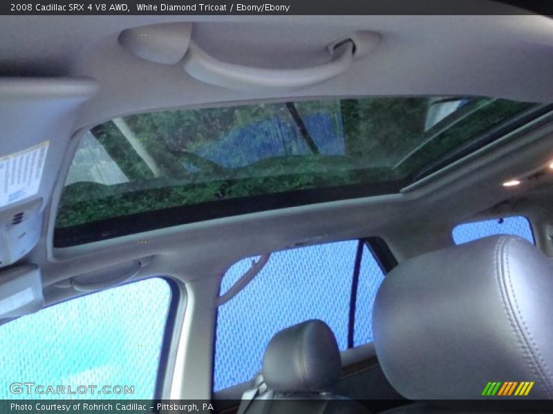 White Diamond Tricoat / Ebony/Ebony 2008 Cadillac SRX 4 V8 AWD
