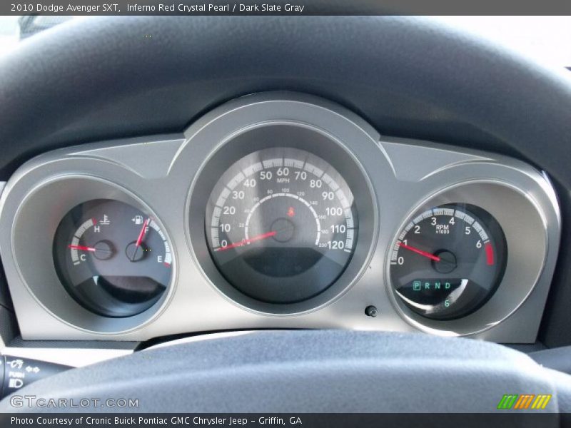 Inferno Red Crystal Pearl / Dark Slate Gray 2010 Dodge Avenger SXT