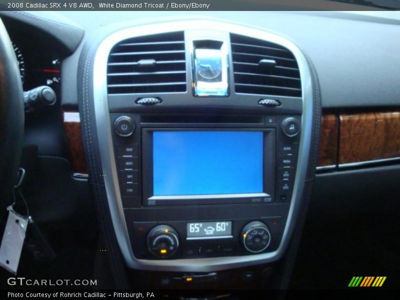 White Diamond Tricoat / Ebony/Ebony 2008 Cadillac SRX 4 V8 AWD