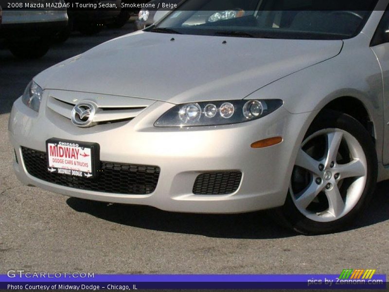 Smokestone / Beige 2008 Mazda MAZDA6 i Touring Sedan
