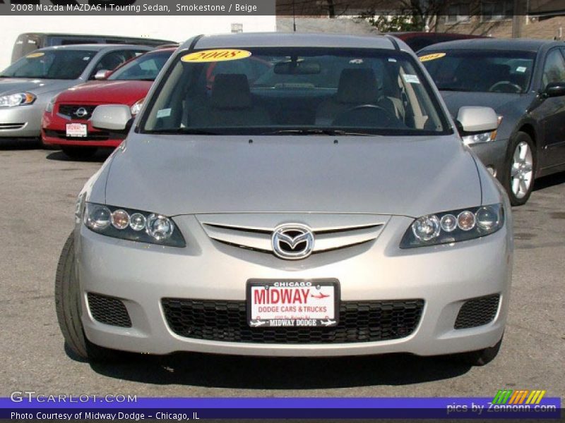Smokestone / Beige 2008 Mazda MAZDA6 i Touring Sedan