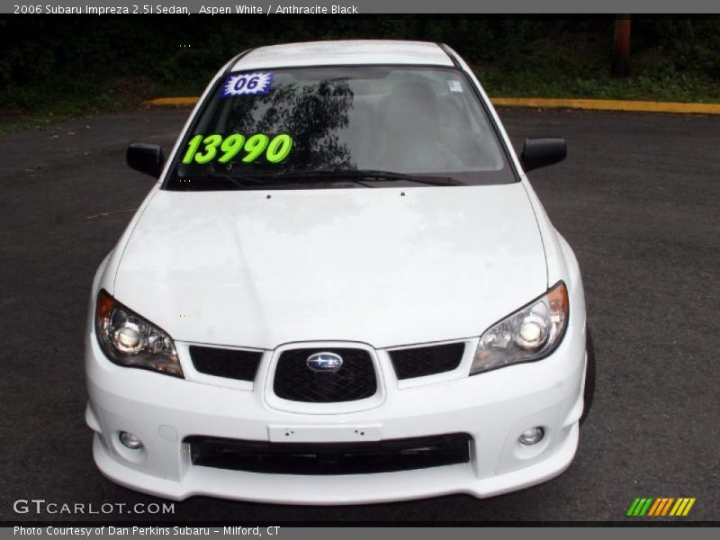 Aspen White / Anthracite Black 2006 Subaru Impreza 2.5i Sedan