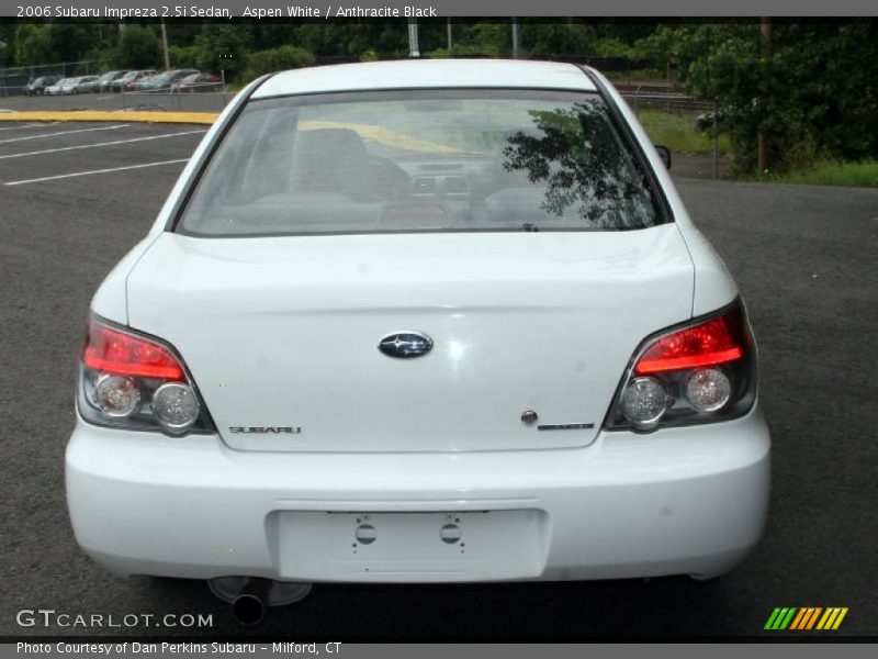 Aspen White / Anthracite Black 2006 Subaru Impreza 2.5i Sedan