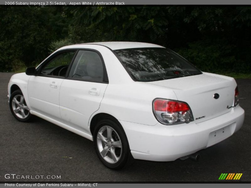 Aspen White / Anthracite Black 2006 Subaru Impreza 2.5i Sedan