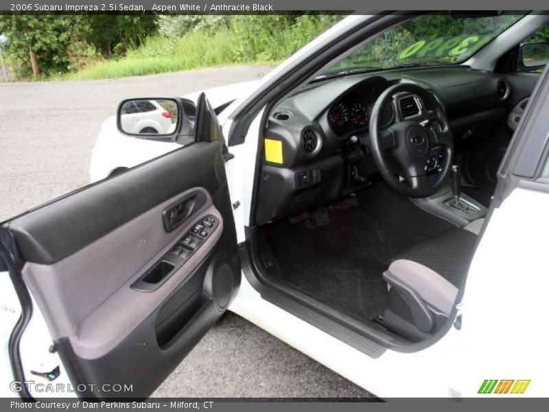 Aspen White / Anthracite Black 2006 Subaru Impreza 2.5i Sedan