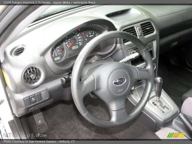 Aspen White / Anthracite Black 2006 Subaru Impreza 2.5i Sedan