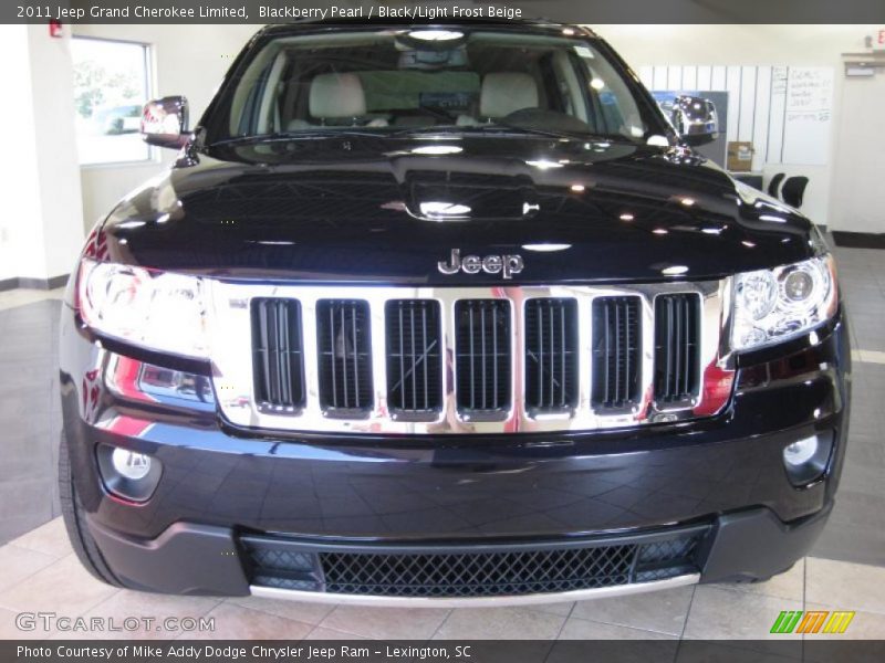 Blackberry Pearl / Black/Light Frost Beige 2011 Jeep Grand Cherokee Limited