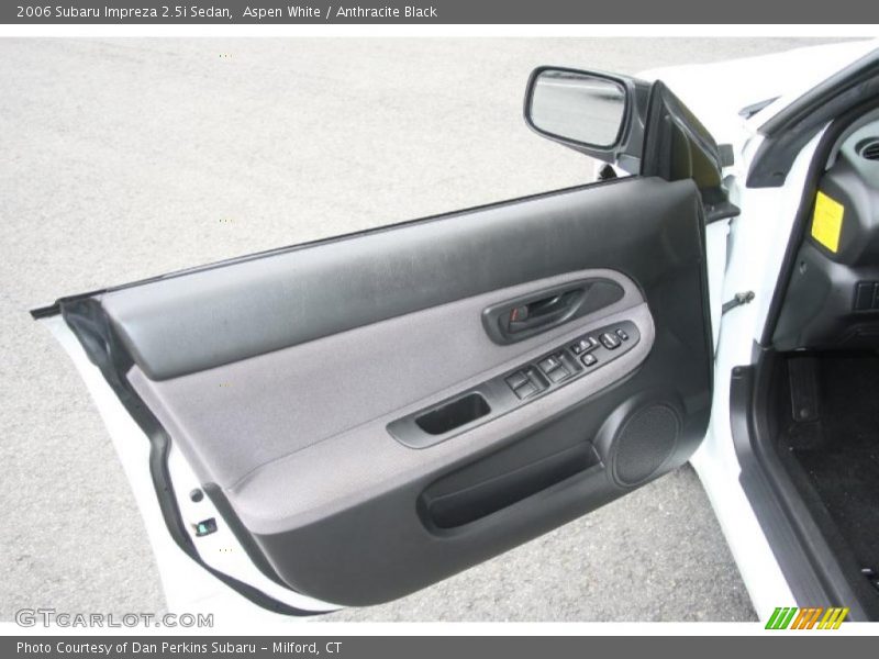 Aspen White / Anthracite Black 2006 Subaru Impreza 2.5i Sedan