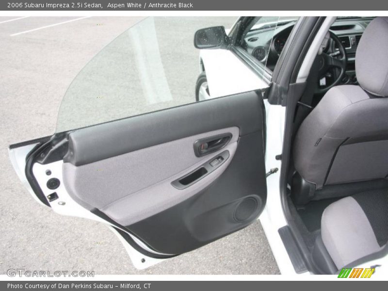 Aspen White / Anthracite Black 2006 Subaru Impreza 2.5i Sedan