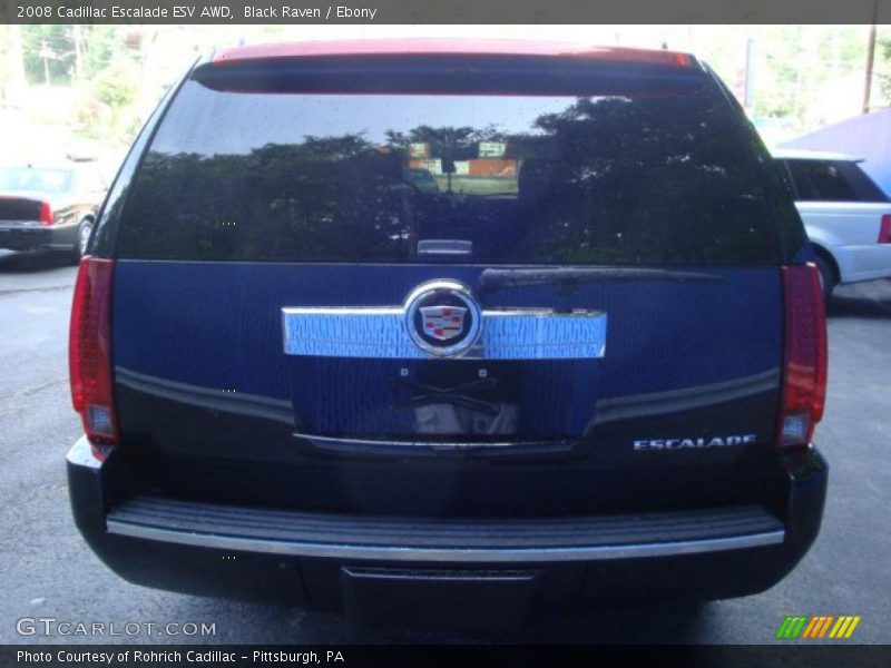 Black Raven / Ebony 2008 Cadillac Escalade ESV AWD