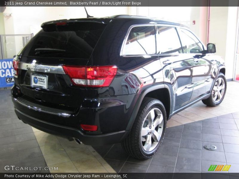 Blackberry Pearl / Black/Light Frost Beige 2011 Jeep Grand Cherokee Limited
