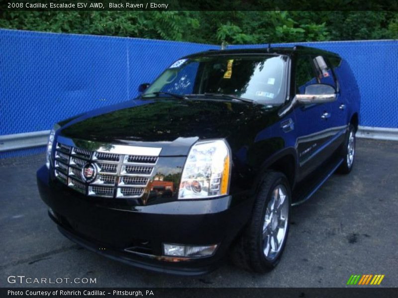 Black Raven / Ebony 2008 Cadillac Escalade ESV AWD