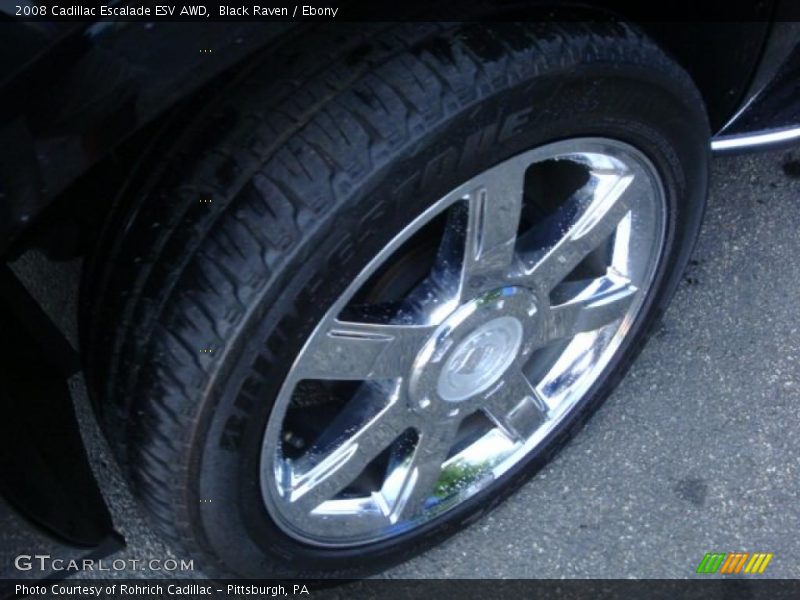 Black Raven / Ebony 2008 Cadillac Escalade ESV AWD