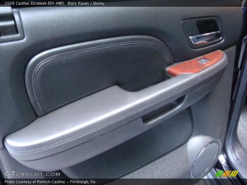 Black Raven / Ebony 2008 Cadillac Escalade ESV AWD