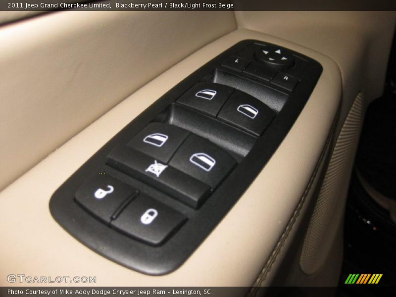 Blackberry Pearl / Black/Light Frost Beige 2011 Jeep Grand Cherokee Limited