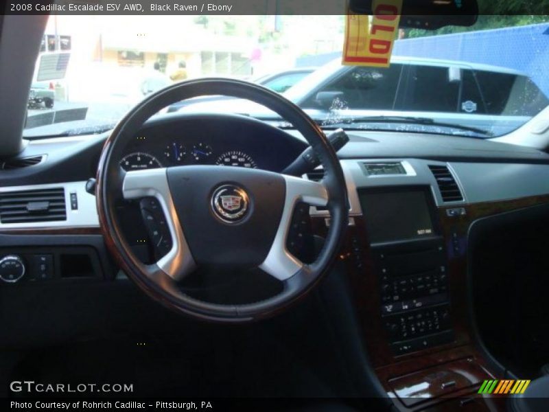 Black Raven / Ebony 2008 Cadillac Escalade ESV AWD