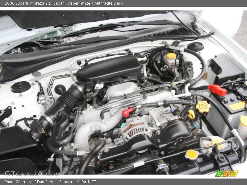 Aspen White / Anthracite Black 2006 Subaru Impreza 2.5i Sedan