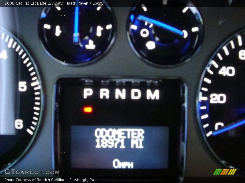 Black Raven / Ebony 2008 Cadillac Escalade ESV AWD