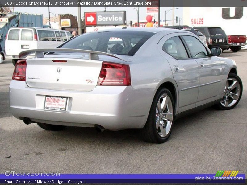 Bright Silver Metallic / Dark Slate Gray/Light Graystone 2007 Dodge Charger R/T