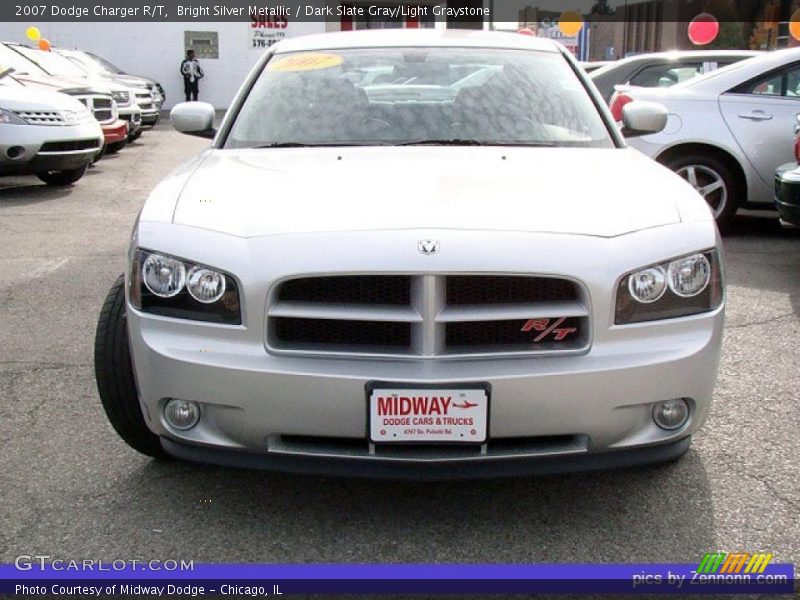 Bright Silver Metallic / Dark Slate Gray/Light Graystone 2007 Dodge Charger R/T