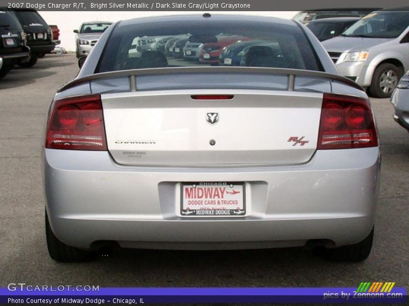 Bright Silver Metallic / Dark Slate Gray/Light Graystone 2007 Dodge Charger R/T
