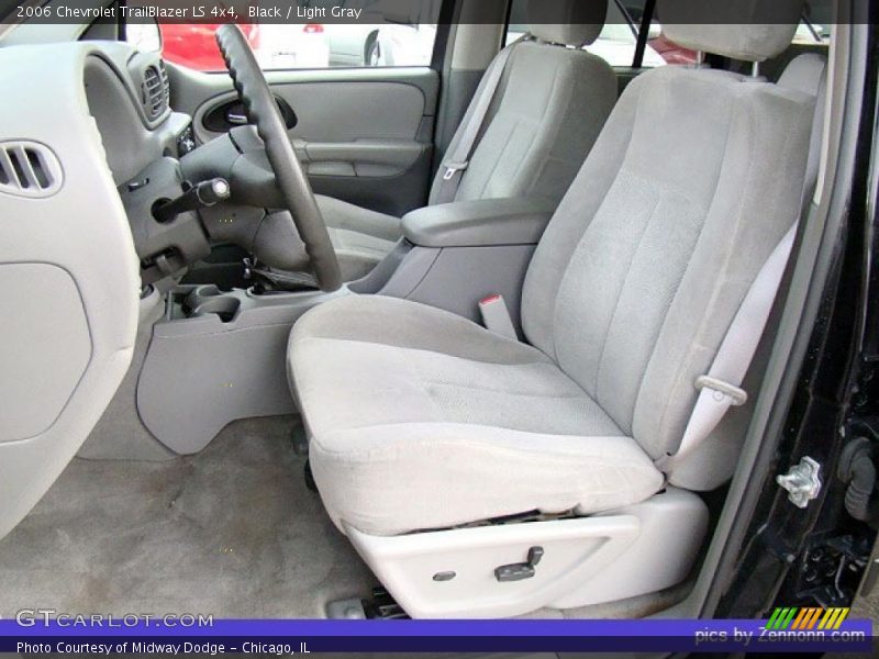 Black / Light Gray 2006 Chevrolet TrailBlazer LS 4x4