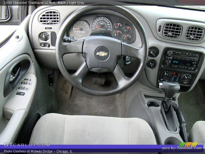 Black / Light Gray 2006 Chevrolet TrailBlazer LS 4x4