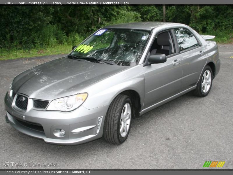 Crystal Gray Metallic / Anthracite Black 2007 Subaru Impreza 2.5i Sedan