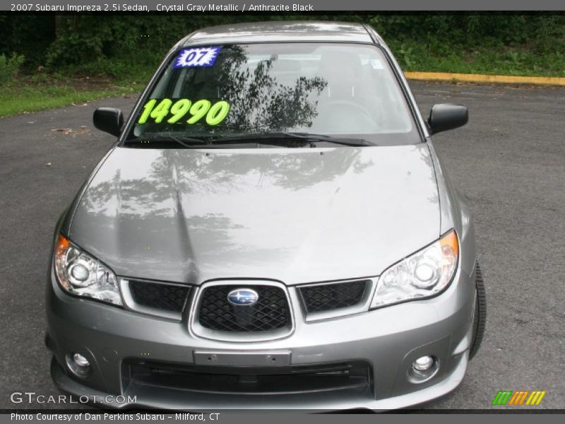 Crystal Gray Metallic / Anthracite Black 2007 Subaru Impreza 2.5i Sedan
