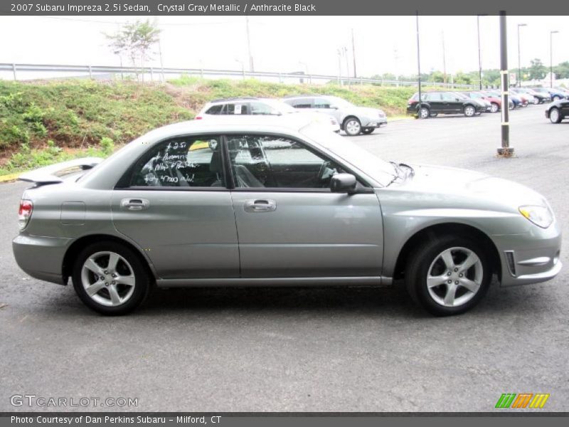 Crystal Gray Metallic / Anthracite Black 2007 Subaru Impreza 2.5i Sedan