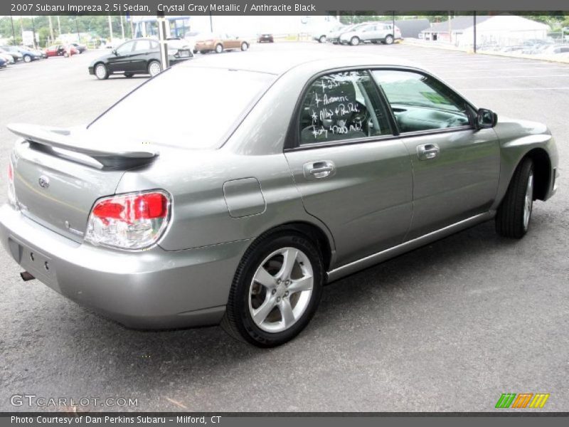 Crystal Gray Metallic / Anthracite Black 2007 Subaru Impreza 2.5i Sedan