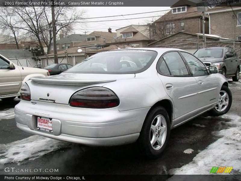 Galaxy Silver Metallic / Graphite 2001 Pontiac Grand Prix SE Sedan