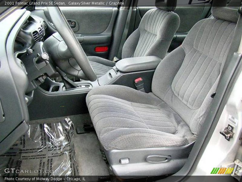Galaxy Silver Metallic / Graphite 2001 Pontiac Grand Prix SE Sedan