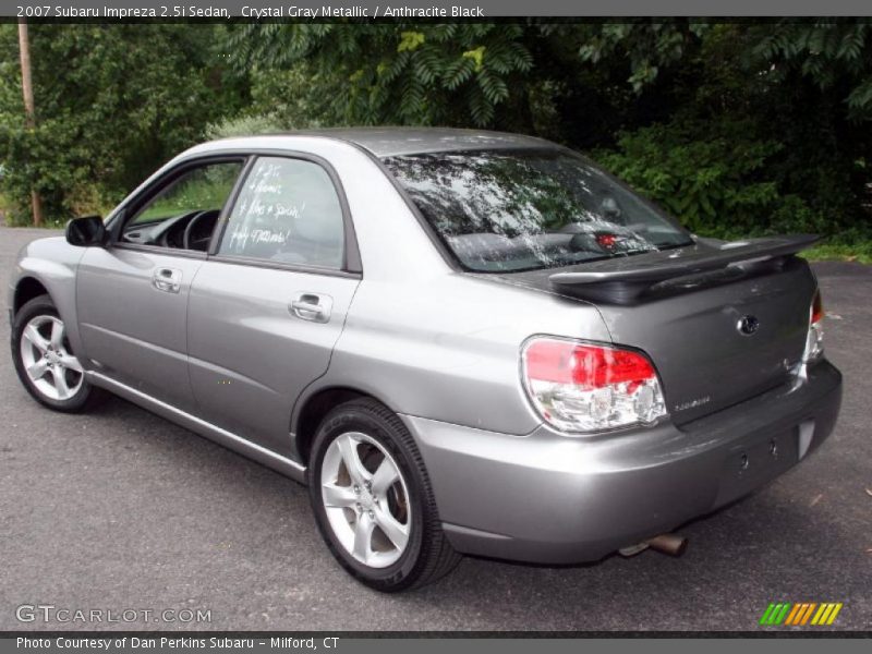 Crystal Gray Metallic / Anthracite Black 2007 Subaru Impreza 2.5i Sedan