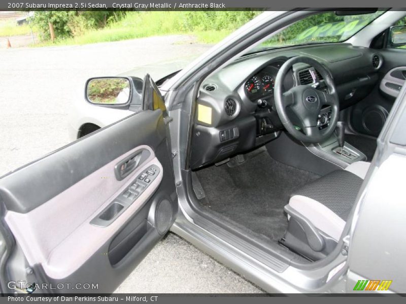 Crystal Gray Metallic / Anthracite Black 2007 Subaru Impreza 2.5i Sedan