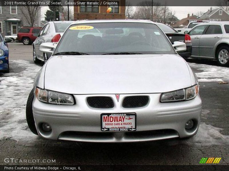 Galaxy Silver Metallic / Graphite 2001 Pontiac Grand Prix SE Sedan