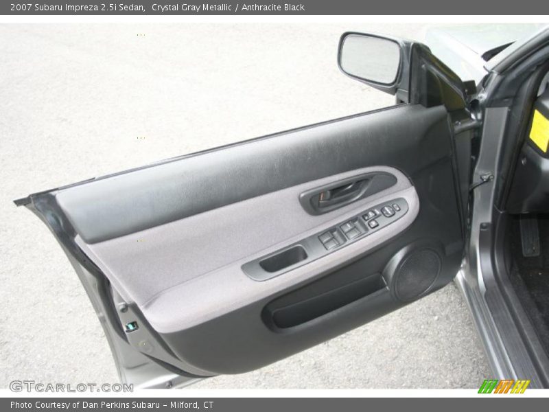 Crystal Gray Metallic / Anthracite Black 2007 Subaru Impreza 2.5i Sedan