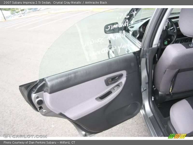 Crystal Gray Metallic / Anthracite Black 2007 Subaru Impreza 2.5i Sedan
