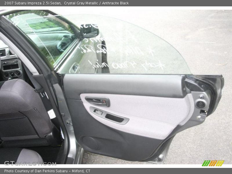Crystal Gray Metallic / Anthracite Black 2007 Subaru Impreza 2.5i Sedan