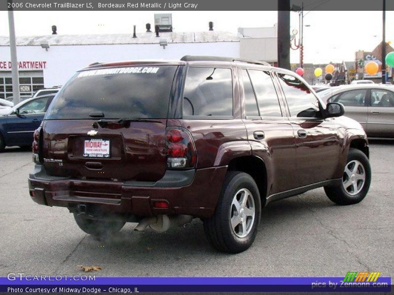 Bordeaux Red Metallic / Light Gray 2006 Chevrolet TrailBlazer LS